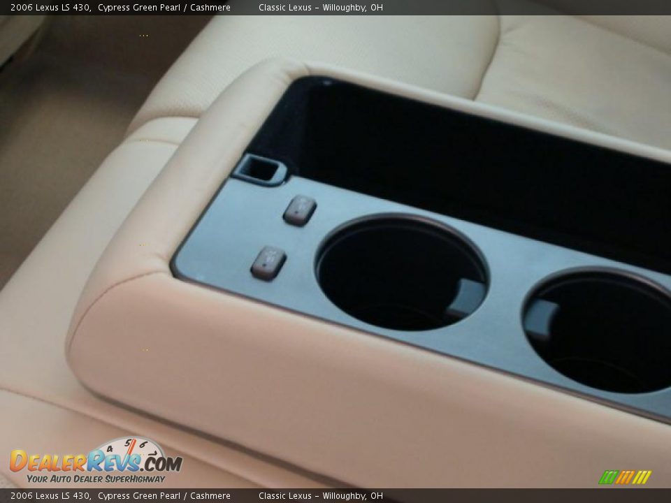 2006 Lexus LS 430 Cypress Green Pearl / Cashmere Photo #24