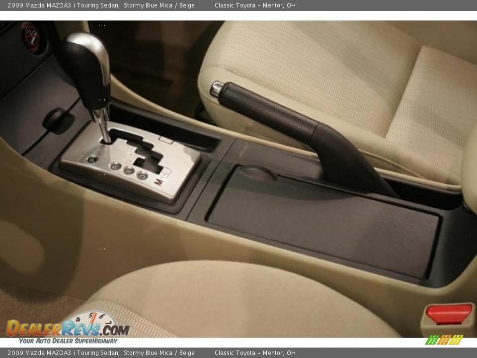 2009 Mazda MAZDA3 i Touring Sedan Stormy Blue Mica / Beige Photo #16
