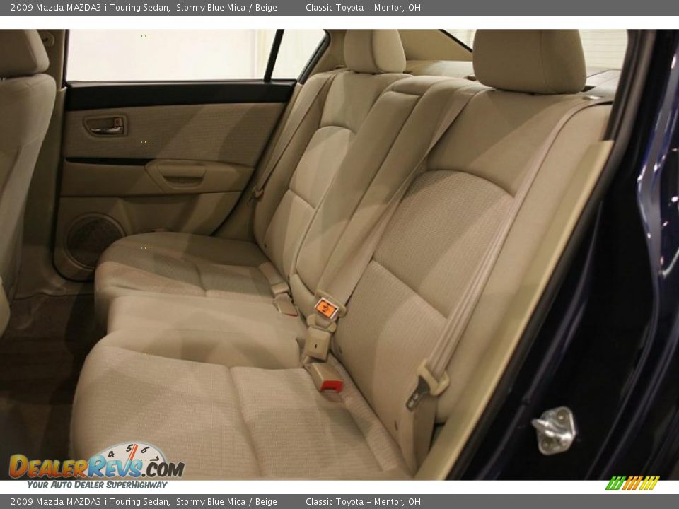 2009 Mazda MAZDA3 i Touring Sedan Stormy Blue Mica / Beige Photo #20