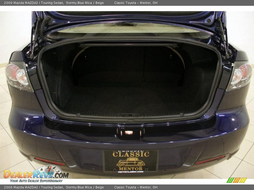 2009 Mazda MAZDA3 i Touring Sedan Stormy Blue Mica / Beige Photo #22