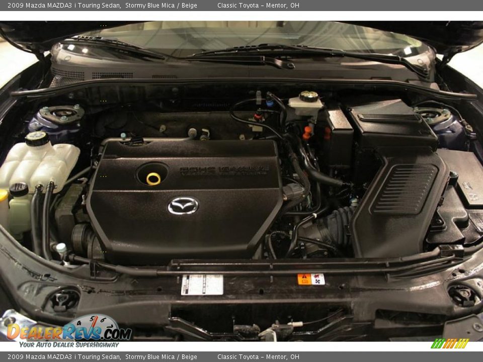 2009 Mazda MAZDA3 i Touring Sedan Stormy Blue Mica / Beige Photo #23