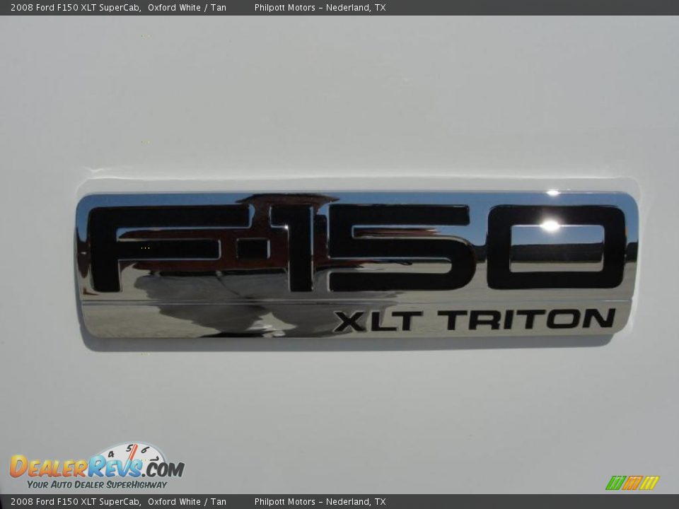 2008 Ford F150 XLT SuperCab Oxford White / Tan Photo #16
