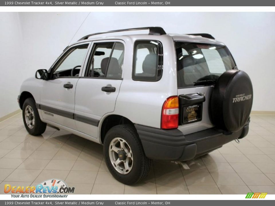 1999 Chevrolet Tracker 4x4 Silver Metallic / Medium Gray Photo #5