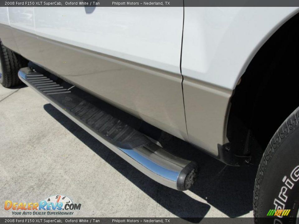 2008 Ford F150 XLT SuperCab Oxford White / Tan Photo #19