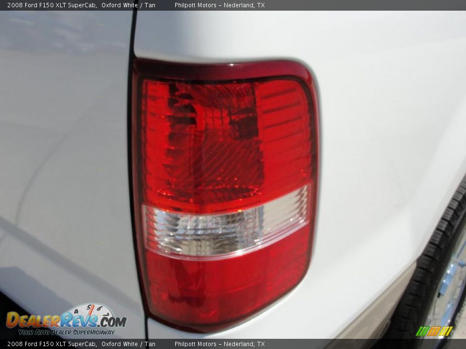 2008 Ford F150 XLT SuperCab Oxford White / Tan Photo #20