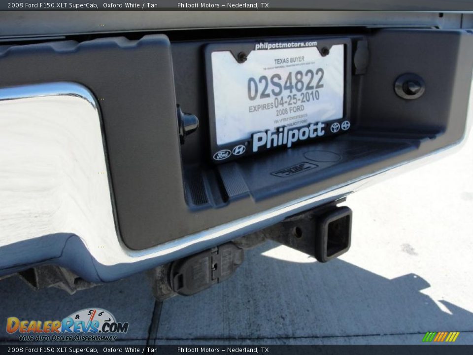 2008 Ford F150 XLT SuperCab Oxford White / Tan Photo #22
