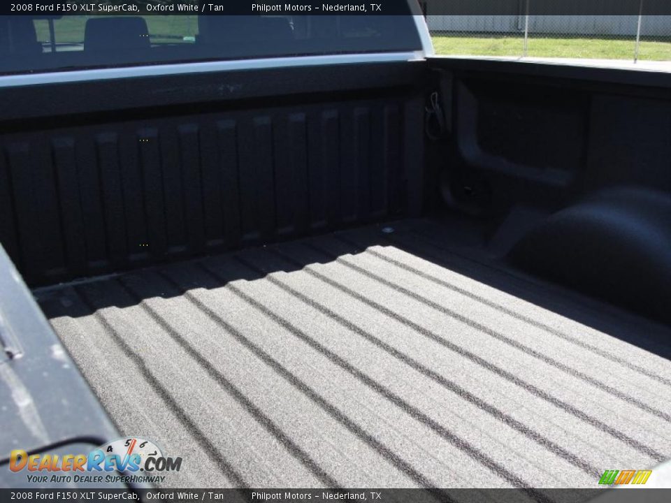 2008 Ford F150 XLT SuperCab Oxford White / Tan Photo #23