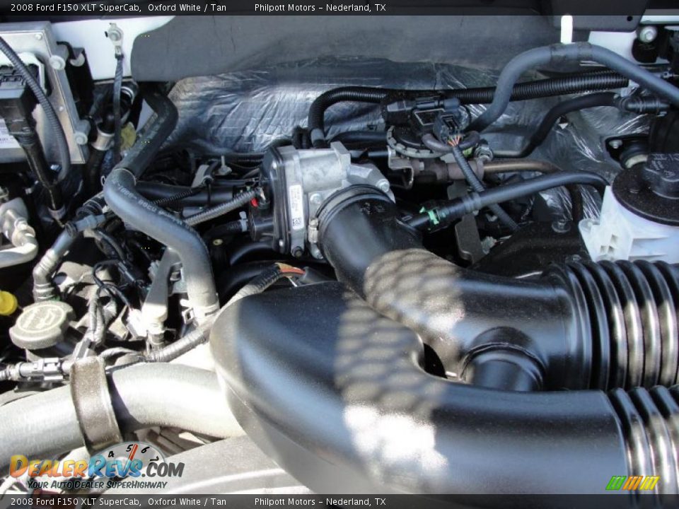 2008 Ford F150 XLT SuperCab Oxford White / Tan Photo #24
