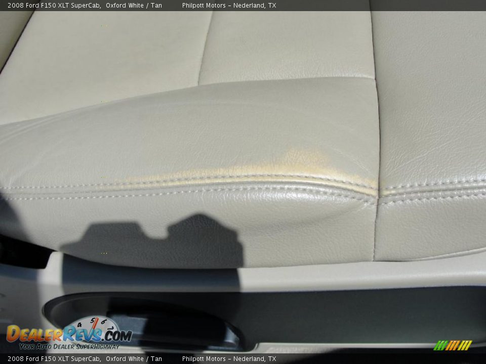 2008 Ford F150 XLT SuperCab Oxford White / Tan Photo #29