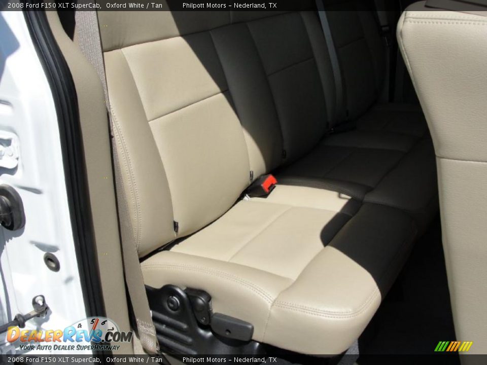 2008 Ford F150 XLT SuperCab Oxford White / Tan Photo #30