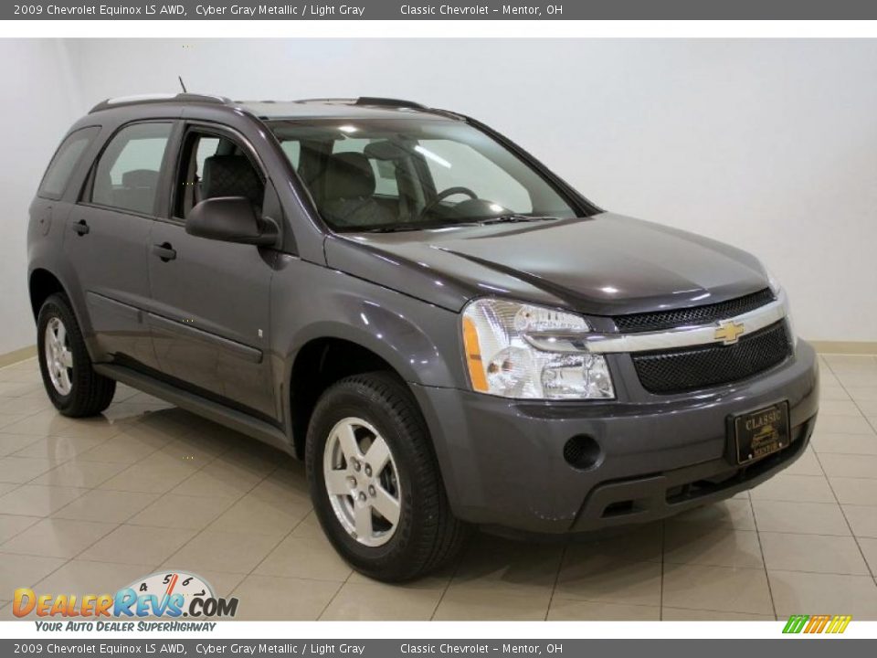 2009 Chevrolet Equinox LS AWD Cyber Gray Metallic / Light Gray Photo #1