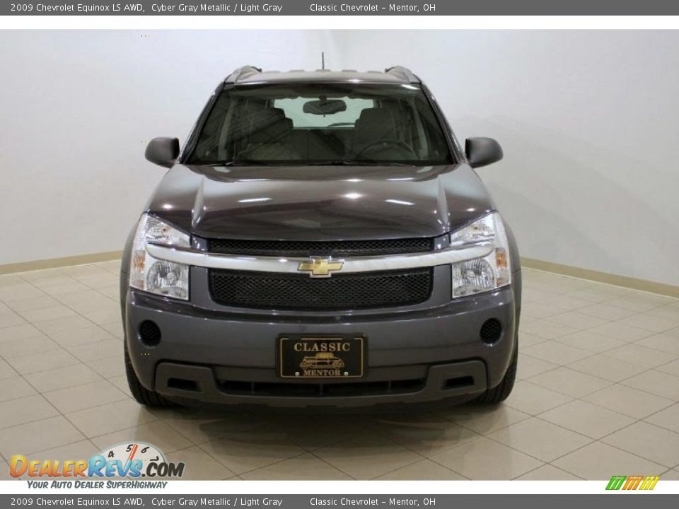 2009 Chevrolet Equinox LS AWD Cyber Gray Metallic / Light Gray Photo #2