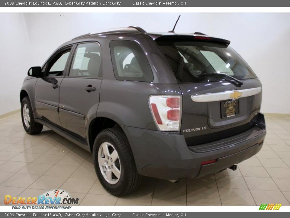 2009 Chevrolet Equinox LS AWD Cyber Gray Metallic / Light Gray Photo #5
