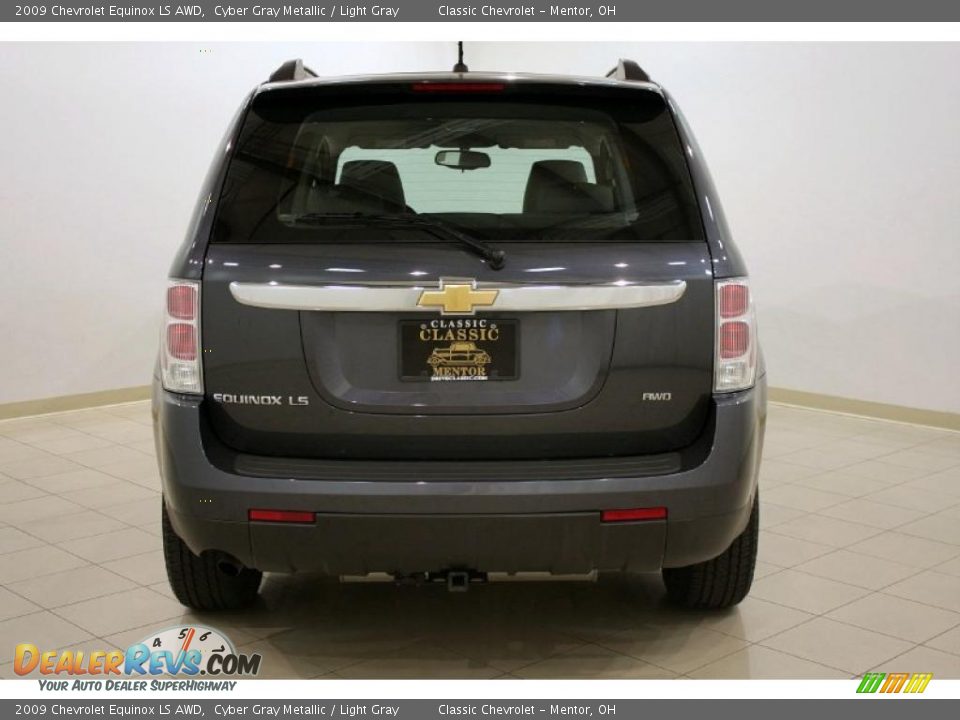 2009 Chevrolet Equinox LS AWD Cyber Gray Metallic / Light Gray Photo #6