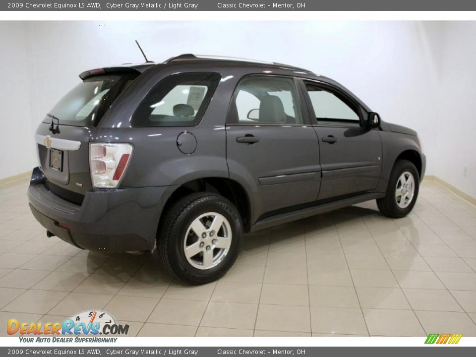 2009 Chevrolet Equinox LS AWD Cyber Gray Metallic / Light Gray Photo #7