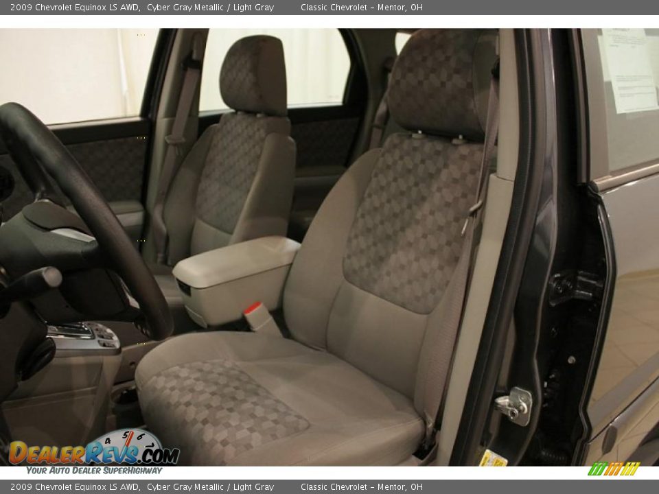 2009 Chevrolet Equinox LS AWD Cyber Gray Metallic / Light Gray Photo #9