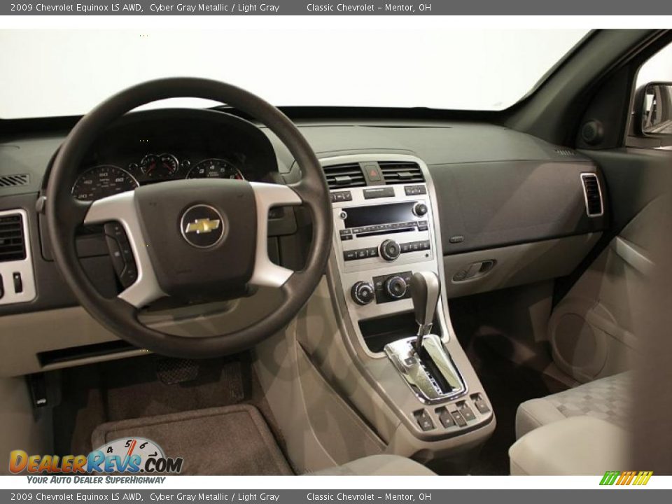 2009 Chevrolet Equinox LS AWD Cyber Gray Metallic / Light Gray Photo #11