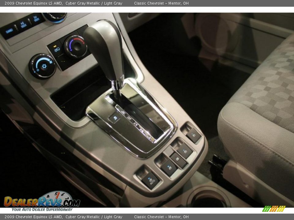 2009 Chevrolet Equinox LS AWD Cyber Gray Metallic / Light Gray Photo #14
