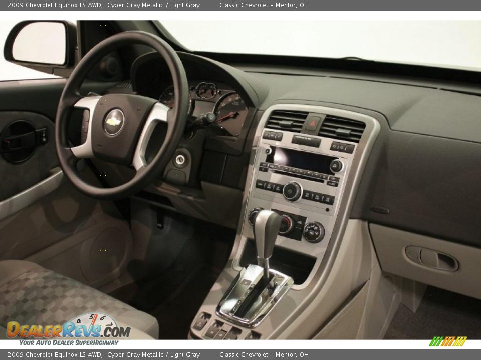 2009 Chevrolet Equinox LS AWD Cyber Gray Metallic / Light Gray Photo #16