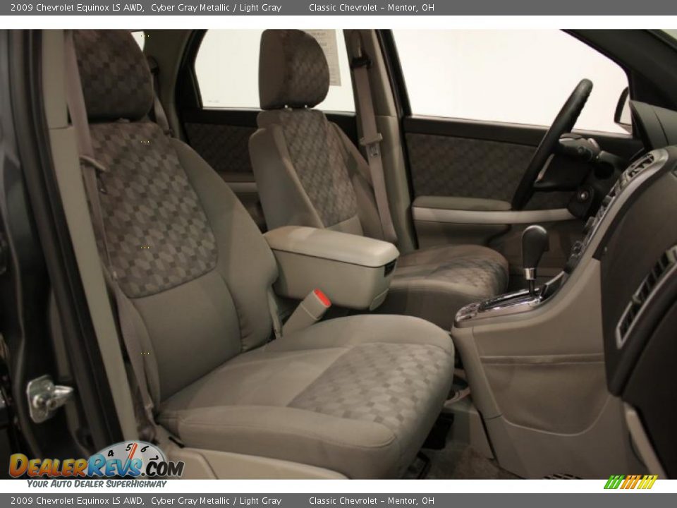 2009 Chevrolet Equinox LS AWD Cyber Gray Metallic / Light Gray Photo #17