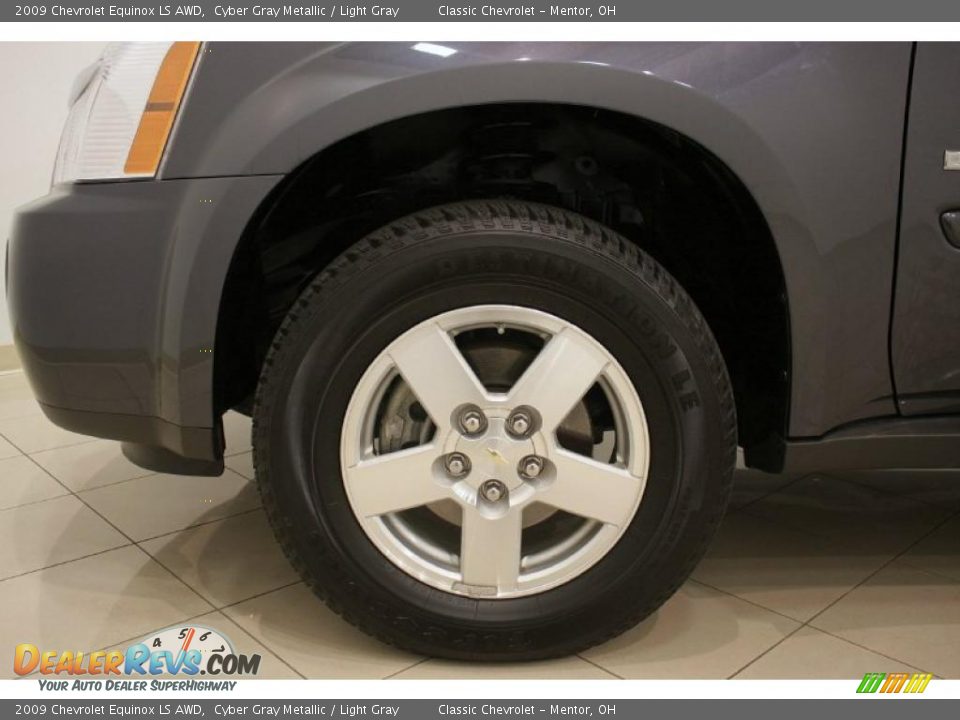 2009 Chevrolet Equinox LS AWD Cyber Gray Metallic / Light Gray Photo #23