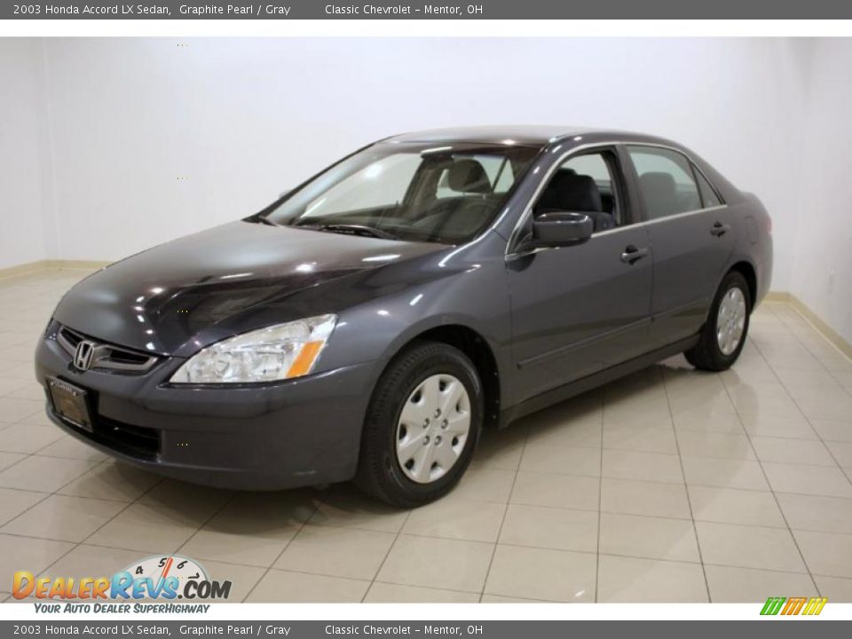 2003 Honda Accord LX Sedan Graphite Pearl / Gray Photo #3