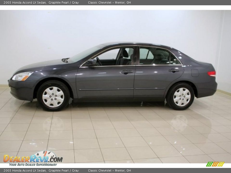 2003 Honda Accord LX Sedan Graphite Pearl / Gray Photo #4