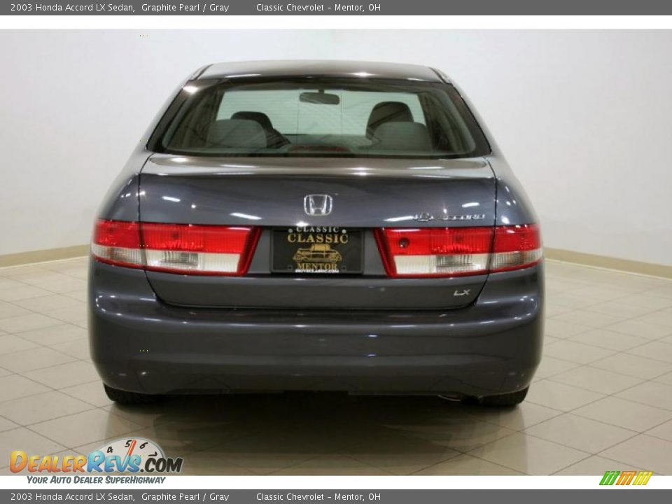 2003 Honda Accord LX Sedan Graphite Pearl / Gray Photo #6