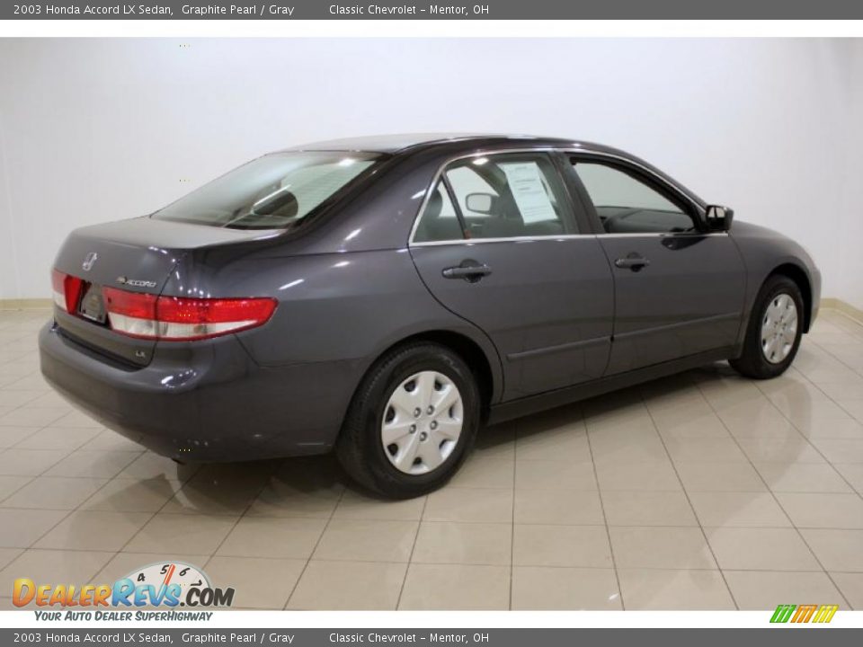 2003 Honda Accord LX Sedan Graphite Pearl / Gray Photo #7