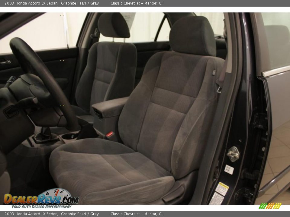 2003 Honda Accord LX Sedan Graphite Pearl / Gray Photo #10