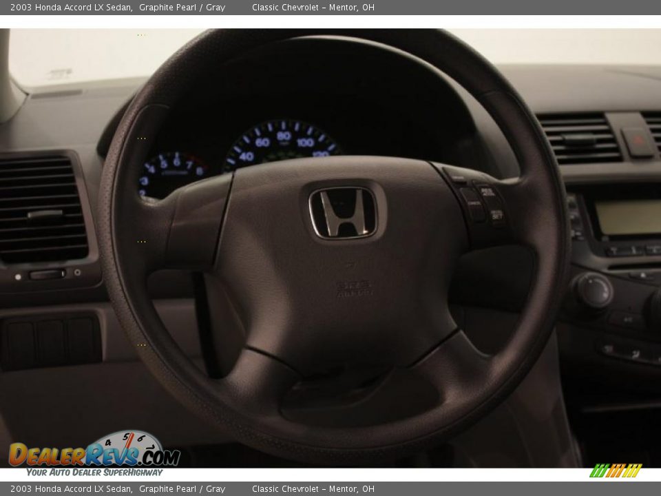 2003 Honda Accord LX Sedan Graphite Pearl / Gray Photo #11