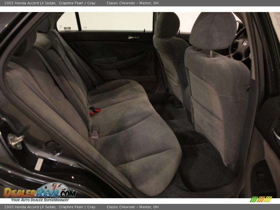 2003 Honda Accord LX Sedan Graphite Pearl / Gray Photo #17