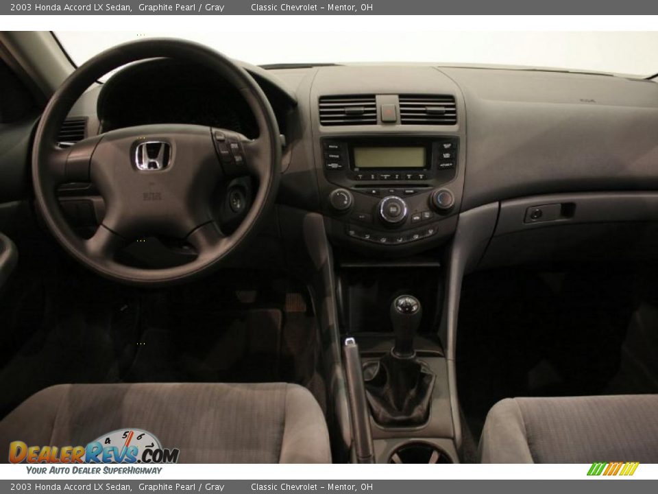 2003 Honda Accord LX Sedan Graphite Pearl / Gray Photo #19