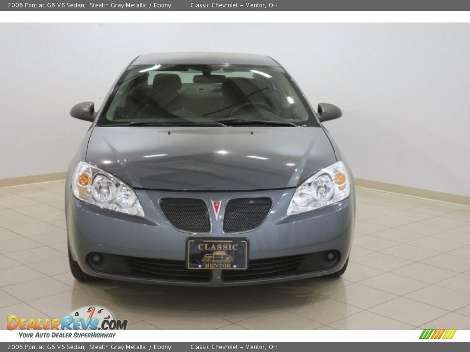 2006 Pontiac G6 V6 Sedan Stealth Gray Metallic / Ebony Photo #2