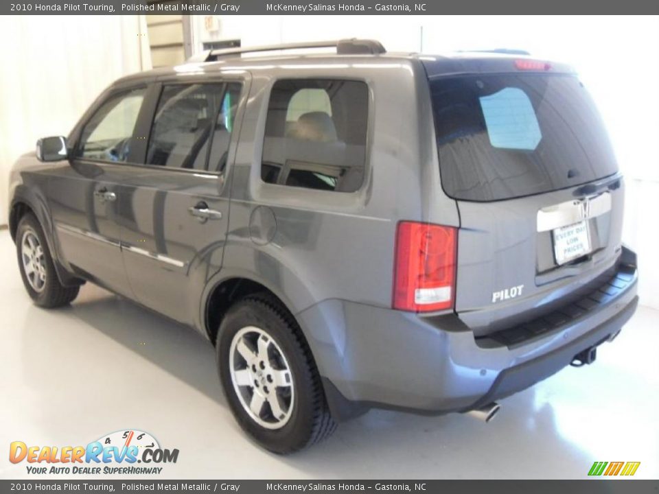 2010 Honda Pilot Touring Polished Metal Metallic / Gray Photo #2