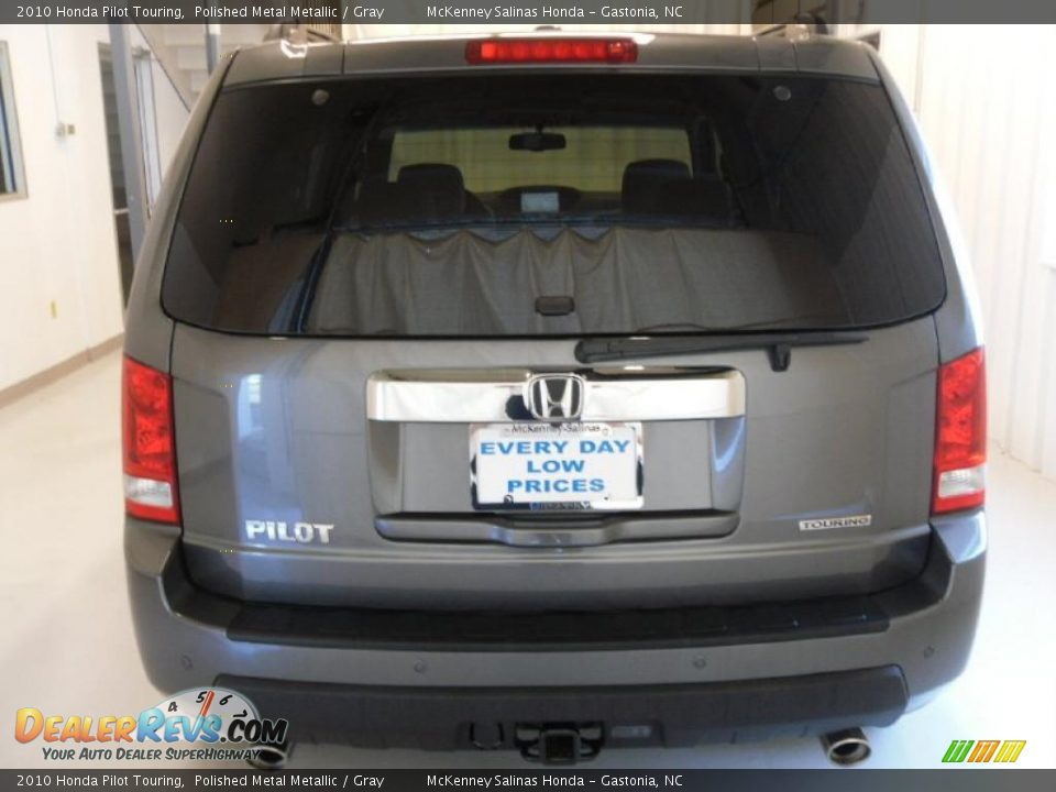 2010 Honda Pilot Touring Polished Metal Metallic / Gray Photo #3