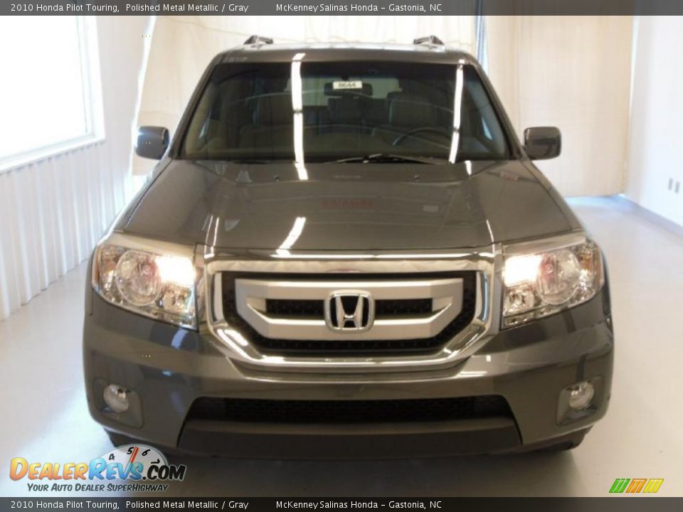 2010 Honda Pilot Touring Polished Metal Metallic / Gray Photo #6