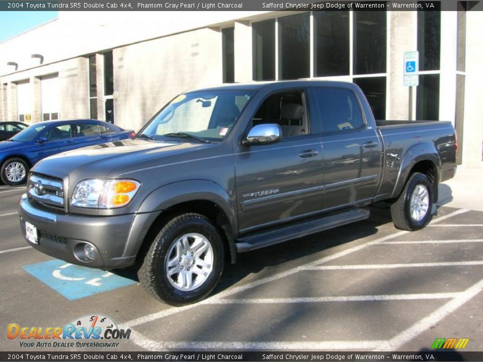 2004 Toyota Tundra SR5 Double Cab 4x4 Phantom Gray Pearl / Light Charcoal Photo #1