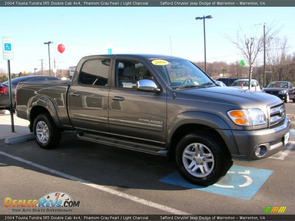 2004 Toyota Tundra SR5 Double Cab 4x4 Phantom Gray Pearl / Light Charcoal Photo #2