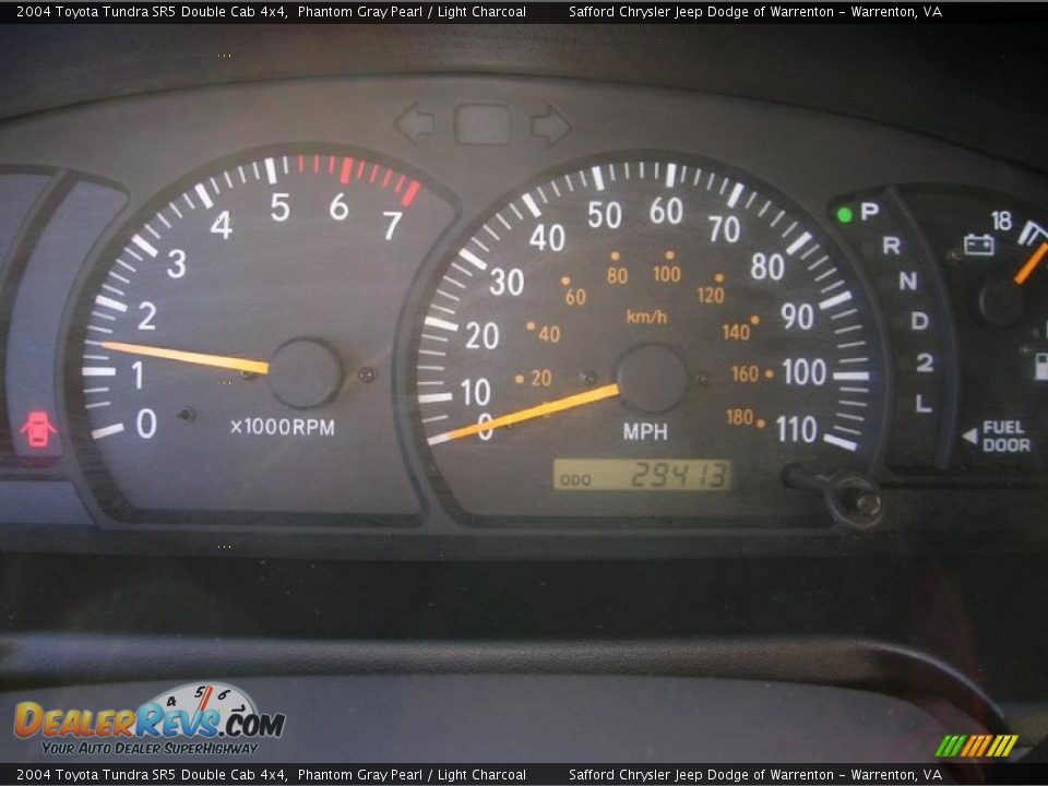 2004 Toyota Tundra SR5 Double Cab 4x4 Phantom Gray Pearl / Light Charcoal Photo #12