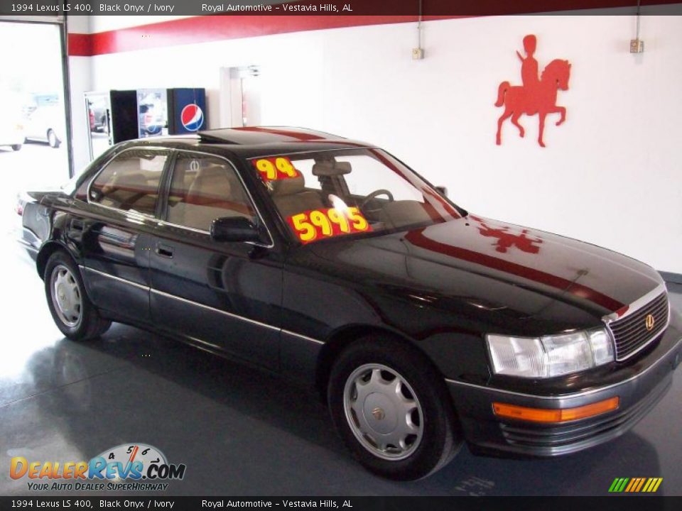 1994 Lexus LS 400 Black Onyx / Ivory Photo #1