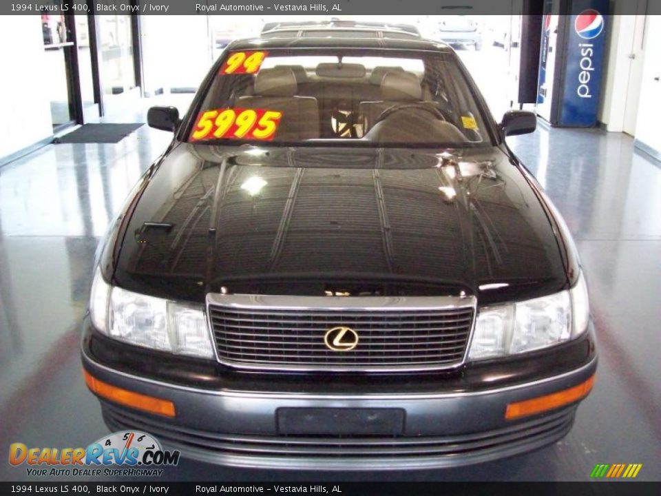 1994 Lexus LS 400 Black Onyx / Ivory Photo #2