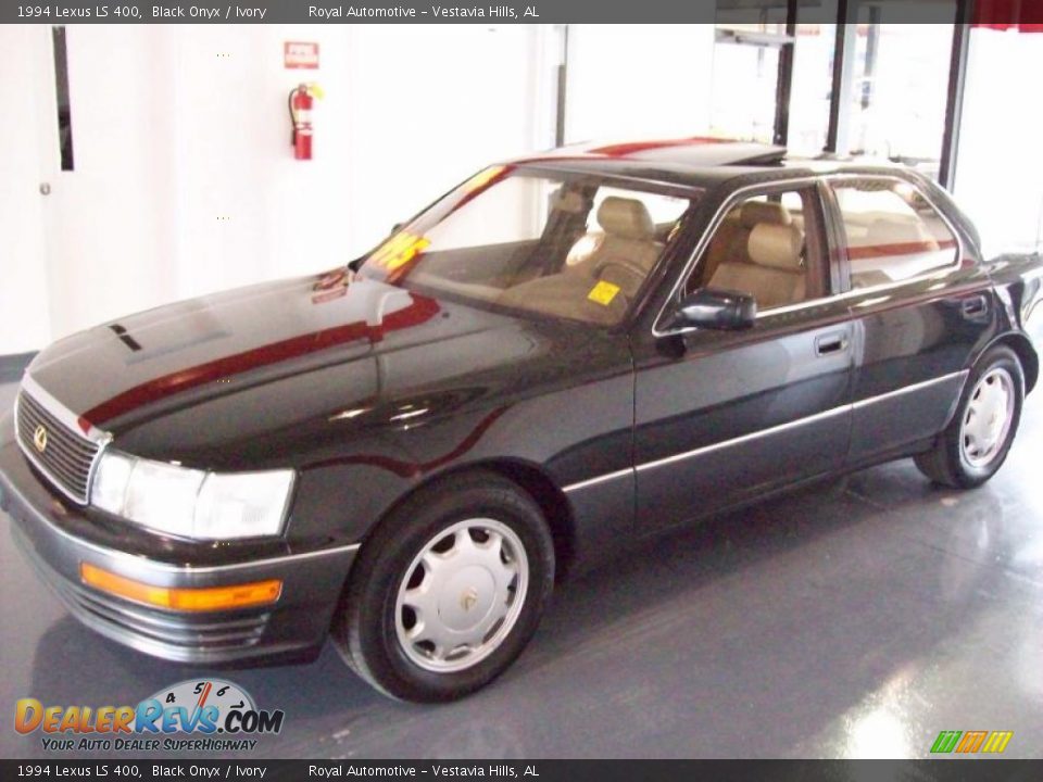 1994 Lexus LS 400 Black Onyx / Ivory Photo #3