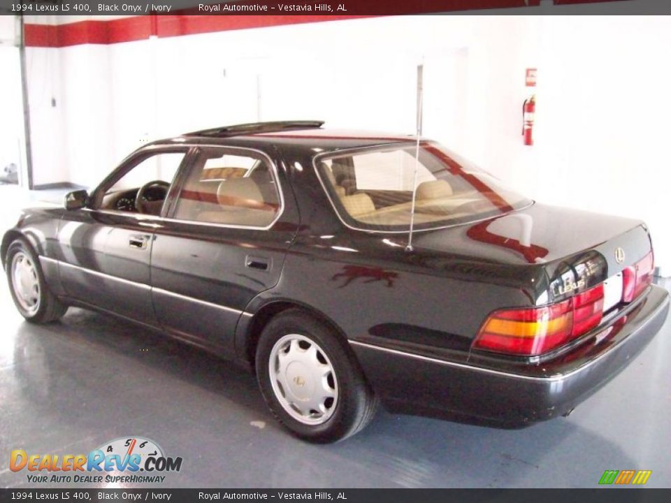 1994 Lexus LS 400 Black Onyx / Ivory Photo #4