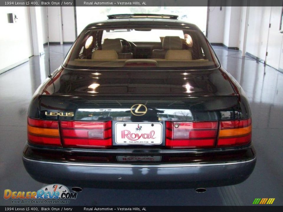 1994 Lexus LS 400 Black Onyx / Ivory Photo #5