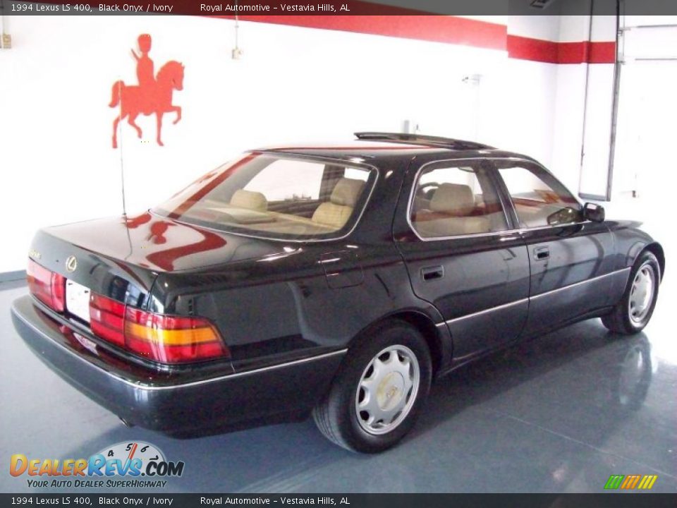 1994 Lexus LS 400 Black Onyx / Ivory Photo #6