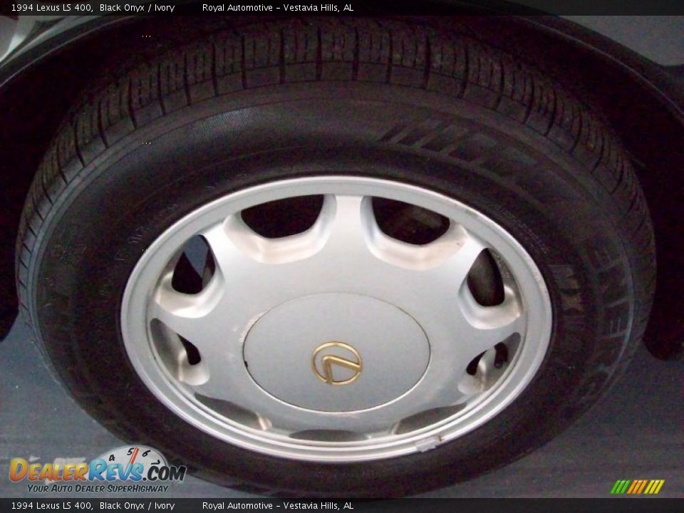 1994 Lexus LS 400 Black Onyx / Ivory Photo #9