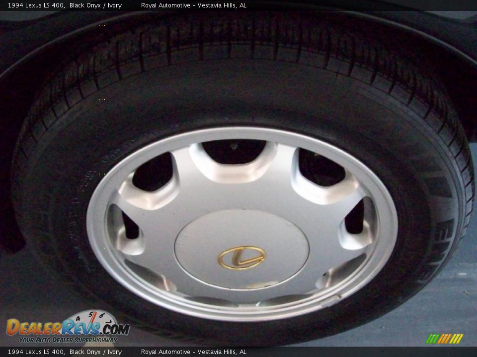 1994 Lexus LS 400 Black Onyx / Ivory Photo #10