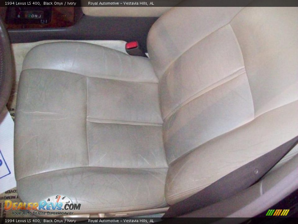 1994 Lexus LS 400 Black Onyx / Ivory Photo #13