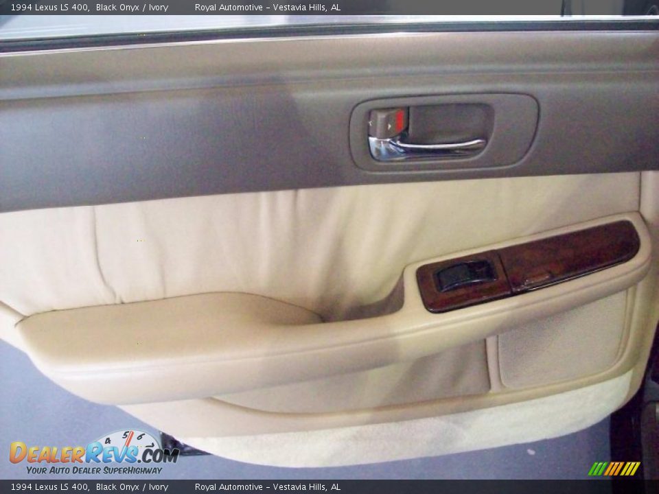 1994 Lexus LS 400 Black Onyx / Ivory Photo #19